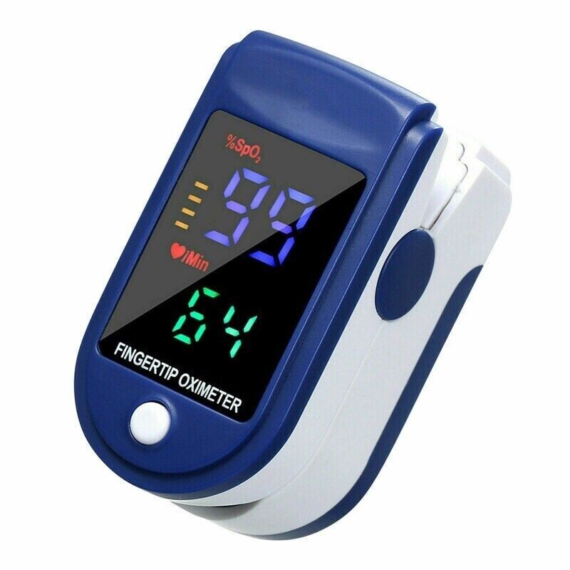 Heart Rate Monitor Oximeter Blood Oxygen SpO2 Finger Pulse Saturation Meter FDA