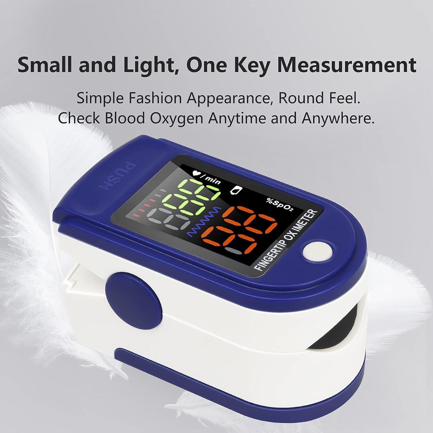 Digital Fingertip Pulse Oximeter Mini SpO2 Oxygen Saturation Monitor PR Pulse-UK