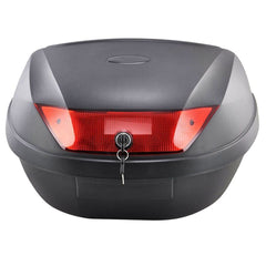 52L 2 Helmet Motorcycle Top Back Box Luggage Storage Motorbike Moped Universal