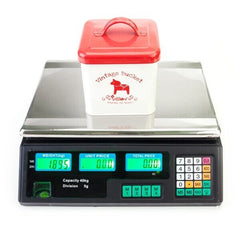 40kg/5g Digital Price Computing Scale for Vegetable polish Price UK Plug