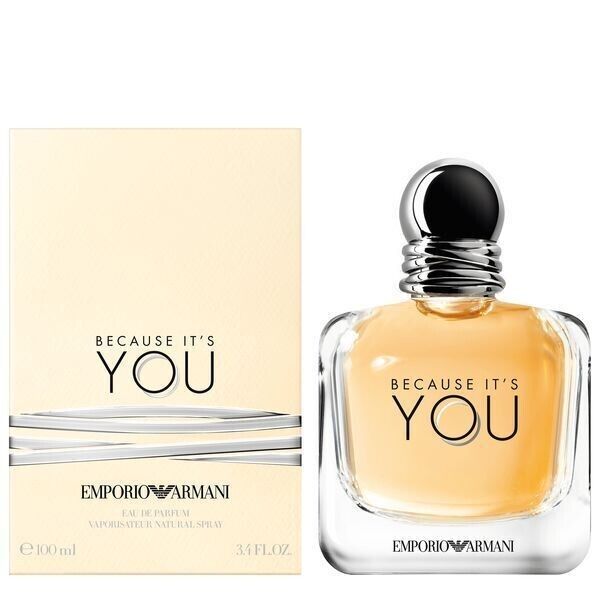 EMPORIO ARMANI BECAUSE IT'S YOU 100ML EAU DE PARFUM SPRAY 100% Authentic