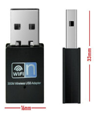 300mbps Wireless USB Adapter WiFi Internet Dongle for XP Vista Windows 7 8