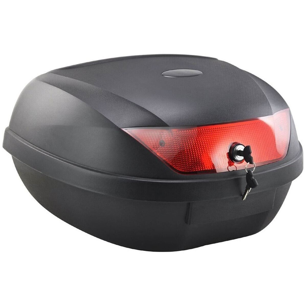 52L 2 Helmet Motorcycle Top Back Box Luggage Storage Motorbike Moped Universal