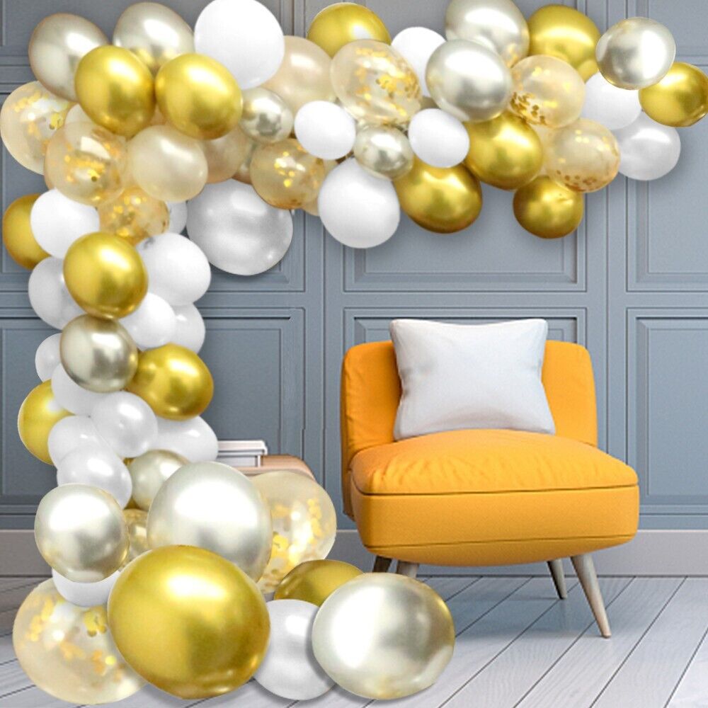 120Pcs DIY Balloons Arch Garland Kit Latex Balloon for Wedding or Birthday Party
