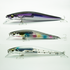 Floating Diving Minnow Lure Bait Crank Bait Pike Perch Bass Fishing Tackle