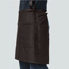 Apron Universal Restaurant Bistro Plain Half Wrist Cooking Short Aprons - UK