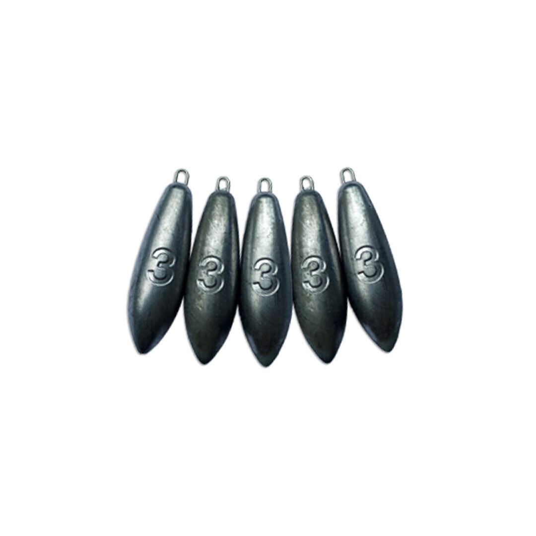 3 , 4 , 5 oz  Lead Weight Lure Cod Course Sea Pier Mackerel Bait Hokki