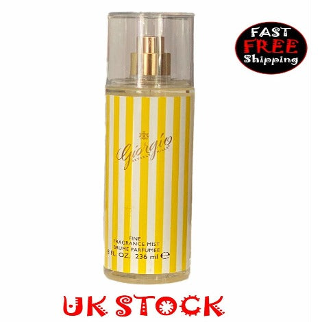 Giorgio Beverly Hills Giorgio Yellow Body Mist 235ml Spray for Women's - UK