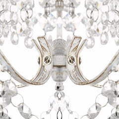 White Chandelier Mini Crystal Chandelier Lighting K9 Crystal Retro Craft Elegant