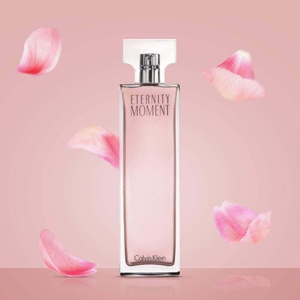 CALVIN KLEIN ETERNITY MOMENT 100ML EDP SPRAY FOR HER - 100% Authentic Guaranteed