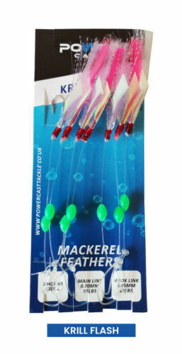  Saltwater Fishing 7 hook size 2 fishing mackerel feather lure sea Bait Fish 