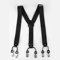 Business Mens Trousers Refined Suspenders Non-slip Shoulder Straps - UK