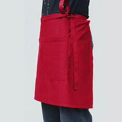 Apron Universal Restaurant Bistro Plain Half Wrist Cooking Short Aprons - UK