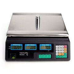 40kg/5g Digital Price Computing Scale for Vegetable polish Price UK Plug