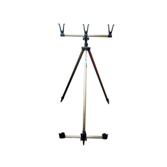 Sea Fishing Beach Rod Tripod 4ft length extended up to 7ft  for 3 rod hold - UK