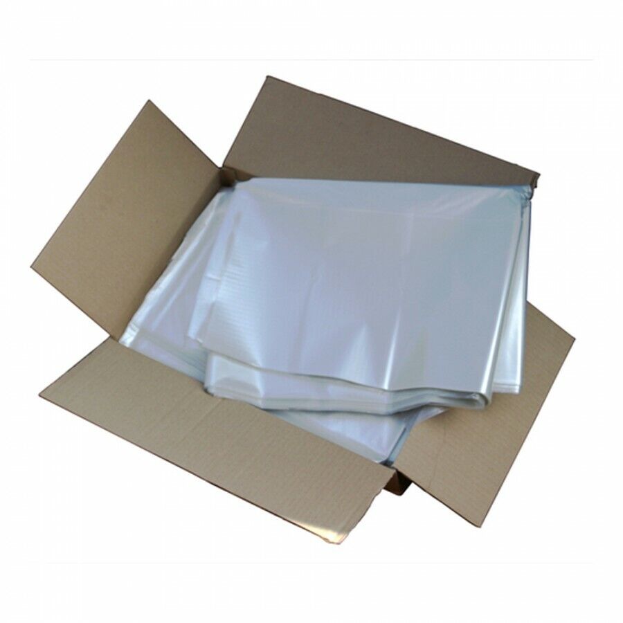 160 GAUGE HEAVY DUTY CLEAR REFUSE SACKS - BAGS BIN LINERS BAG RUBBISH 18"x29"x39