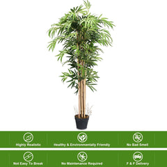 Realistic Artificial 150Cm Bamboo Tree for the Home and Office