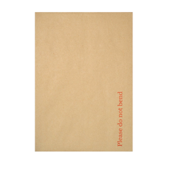 HARD CARD BOARD BACK BACKED 'PLEASE DO NOT BEND' ENVELOPE BROWN A3 A4 A5 A6- UK