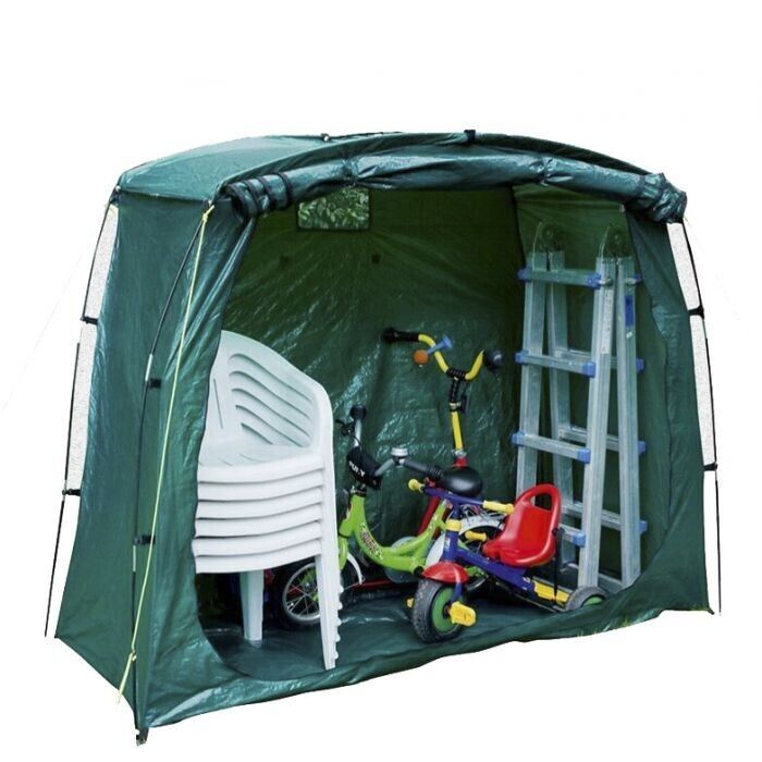 Bicycle Storage Tent Green Garden Bike Shelter Equipment Cover Shed Outdoor - UK