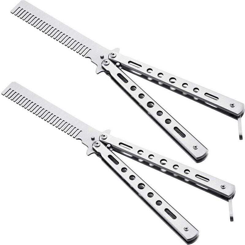 Butterfly Comb Outdoor Generic Metal Practice Trainer Tool New - Silver