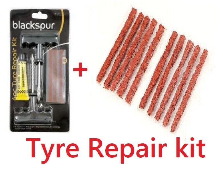 16Pcs Emergency Tyre Puncture Repair Kit Car Van Motorcycle Tubeless Tire Strips