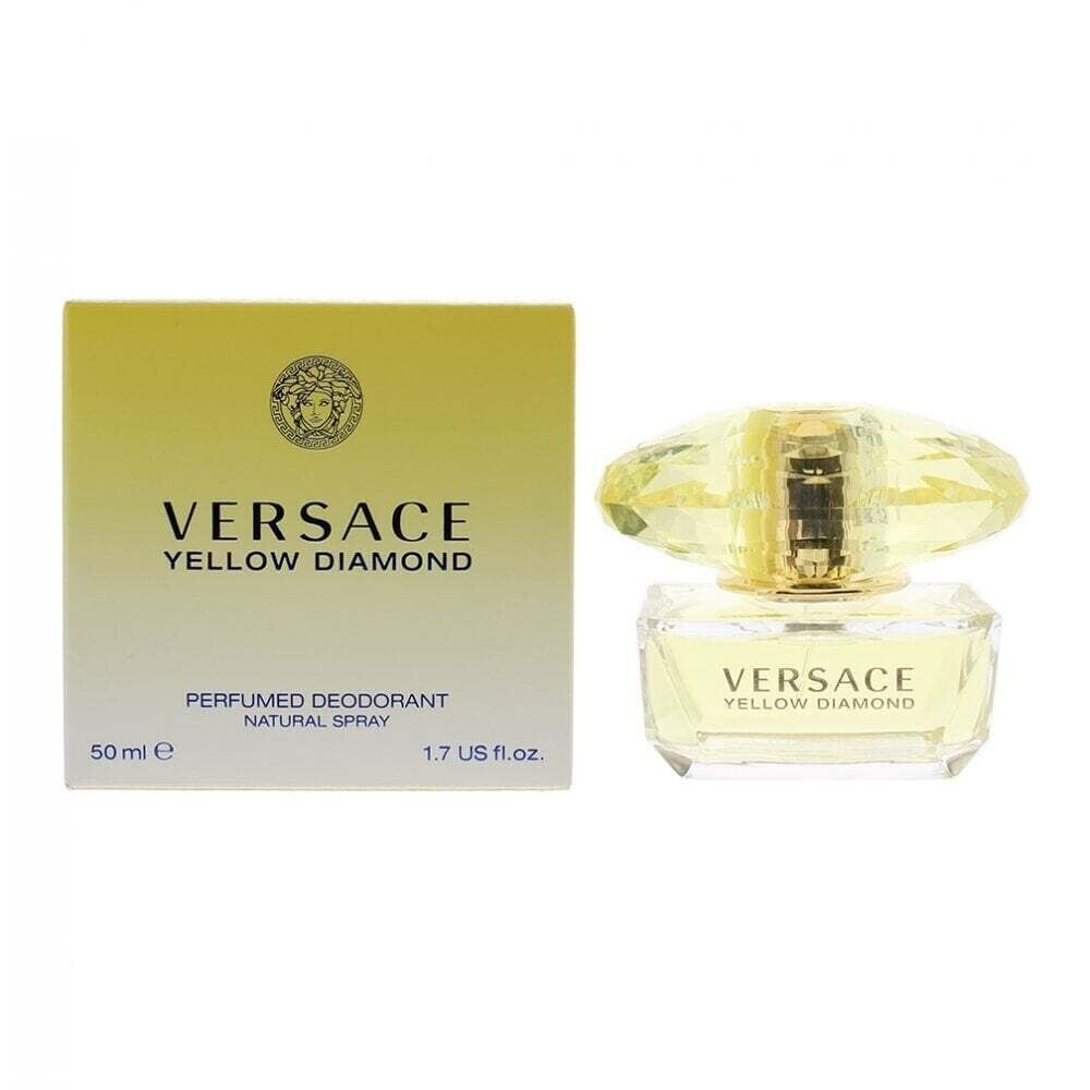 VERSACE YELLOW DIAMOND PERFUMED DEODORANT 50ML - 100% Authentic Guaranteed