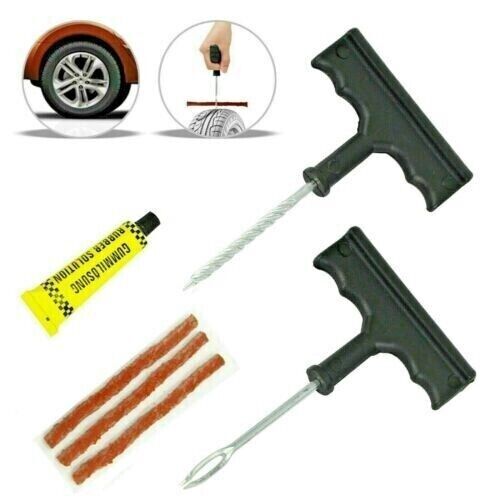 16Pcs Emergency Tyre Puncture Repair Kit Car Van Motorcycle Tubeless Tire Strips