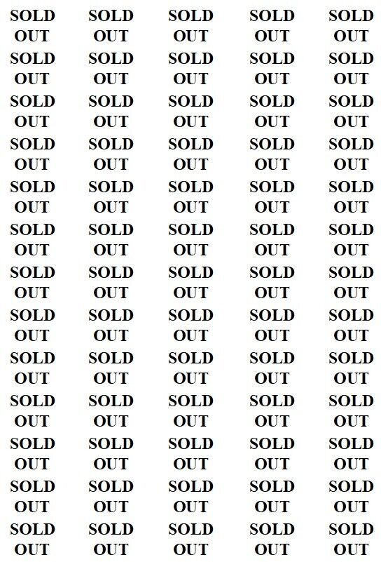 SOLD OUT Stickers  - Out of Stock Labels - Red - Black