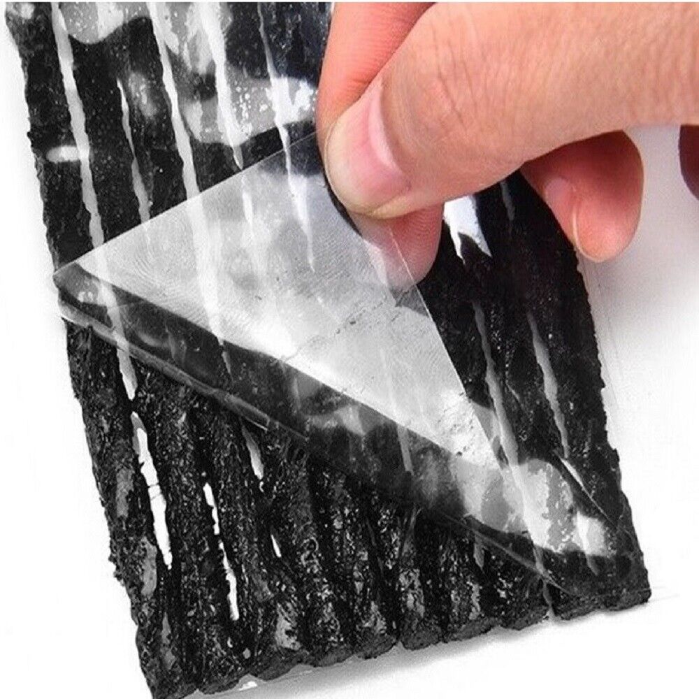 Tubeless Tyre Tire Puncture Repair Kit Strips Plug Bike Van Car Truck -20Pcs -UK