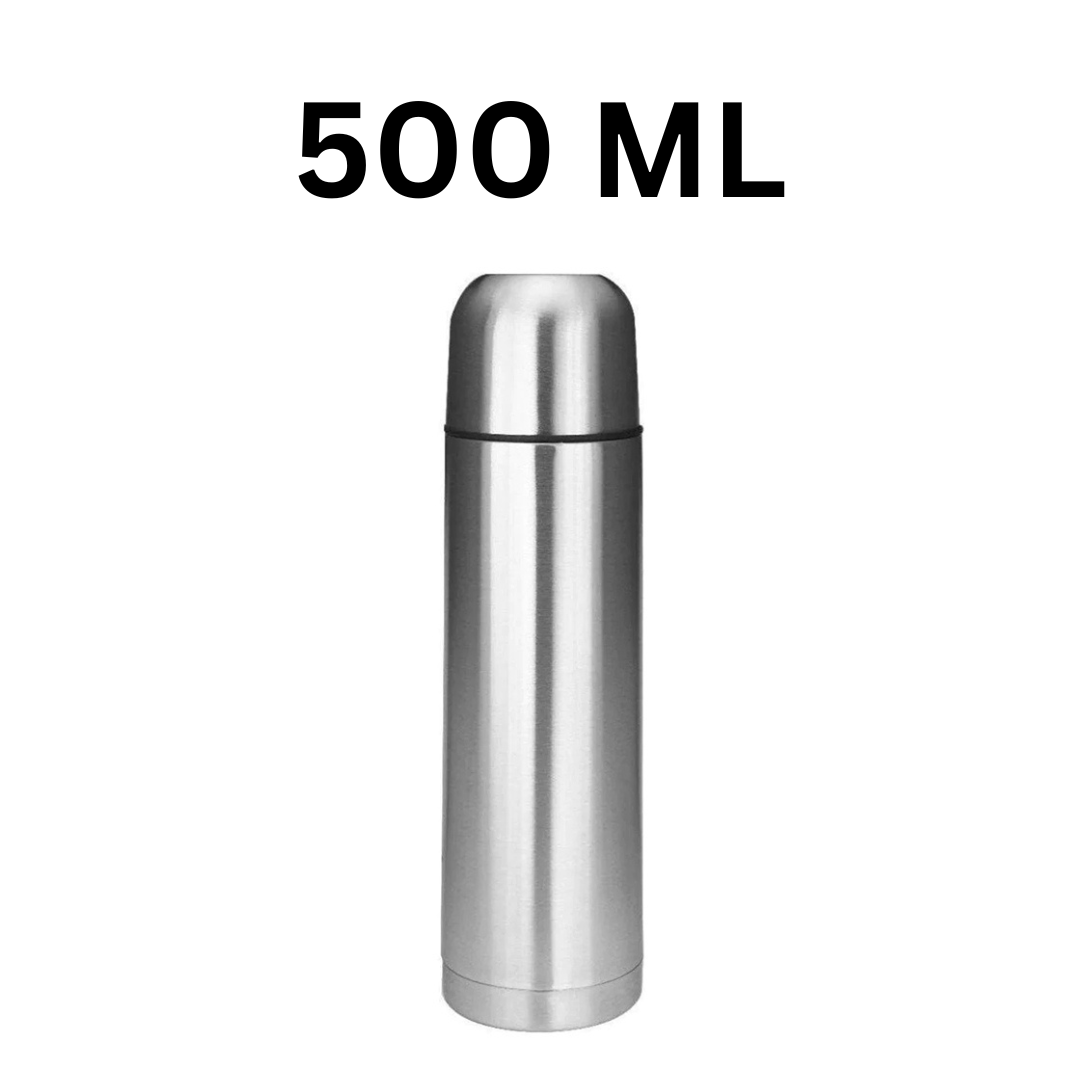 High Grade Stainless Steel Hot Cold Vacuum Flask Thermos - UK