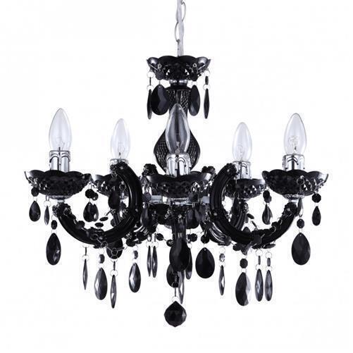 Marie Therese Chandelier Ceiling Light Crystal Effect 5 Arm - UK