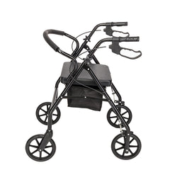 Steel Walker with Wheels Black