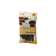 10 Pack Pet Dog Treats Marrowbone Sticks Flow Pack