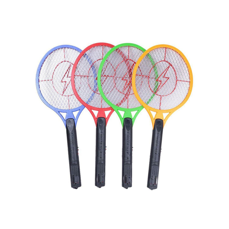 Electric Battery Operated Fly Mosquito Swatter Racket 50 x 21 cm - Random Colour