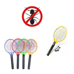 Electric Battery Operated Fly Mosquito Swatter Racket 50 x 21 cm - Random Colour