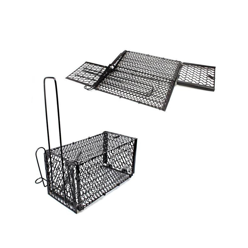 Black Rat Mesh Cage Adjustable Flat to Box Mesh Rat Cage 13 cm x 23 cm