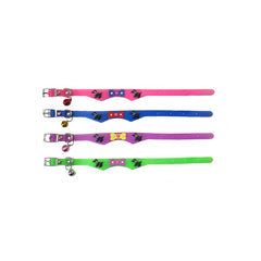 Pet Dog Cat Collar with Bell 28 cm - Random Colour