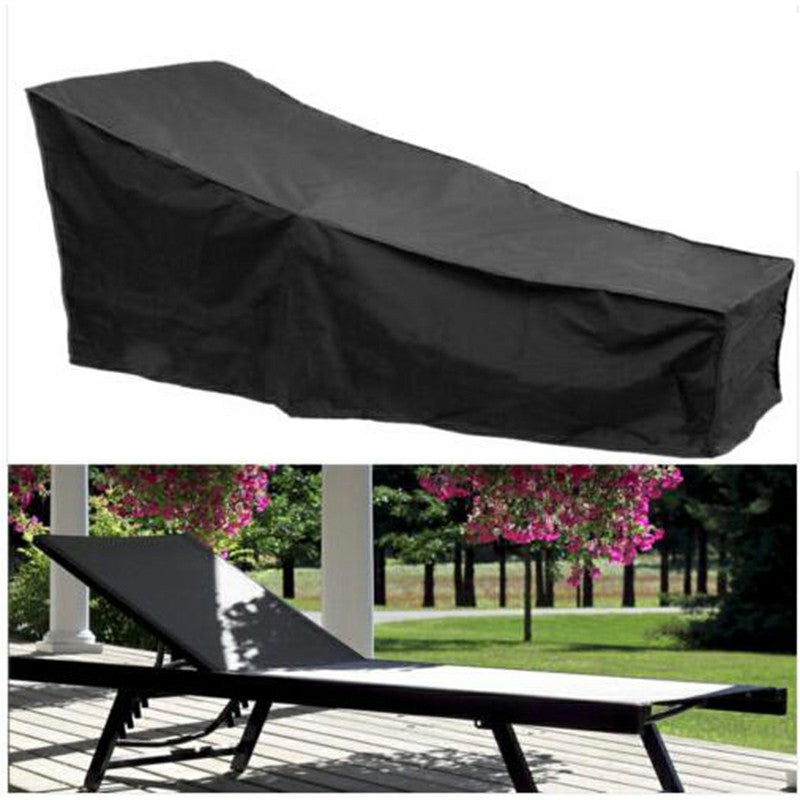 2x Waterproof Sunbed/Sun Lounger Garden Patio Furniture Cover Outdoor Rattan Bed