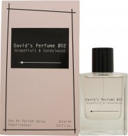 David's Perfume #02 Grapefruit & Sandalwood Eau de Parfum 60ml Spray