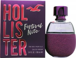 Hollister Festival Nite For Her Eau de Parfum 100ml Spray