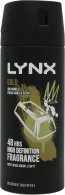 2x Axe (Lynx) Gold Limited Edition Anthony Joshua Deodorant Spray 150ml
