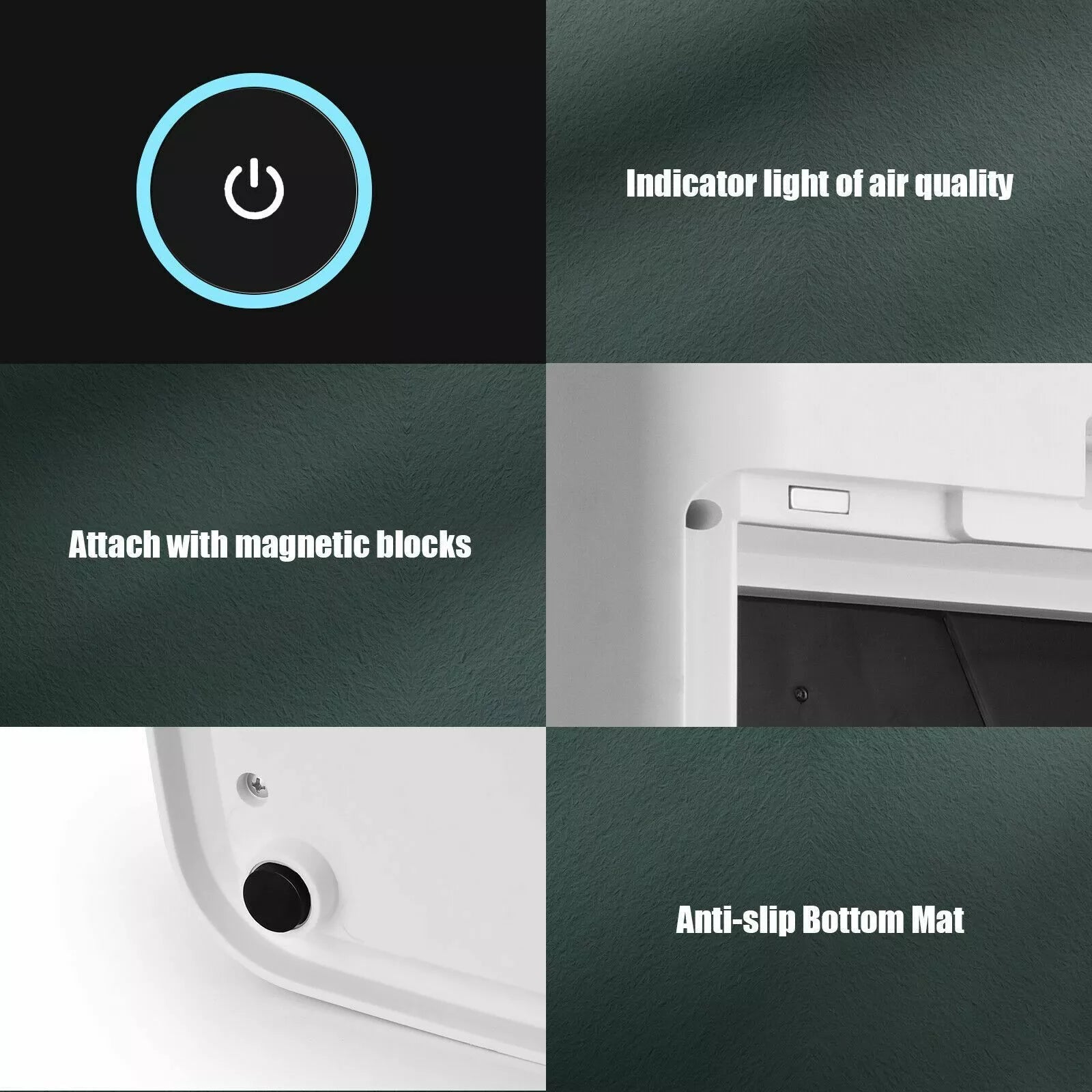 Air Purifier with 4 Layers Purification and Replaceable Filter - UK