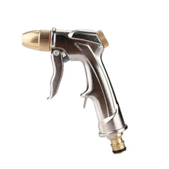 High Pressure Water Spray Gun Brass Nozzle Garden Hose Pipe Lawn Car Jet Wash UK