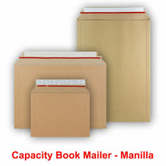 CARDBOARD CAPACITY BOOK MAILERS BOARD ALL SIZES ENVELOPES AMAZON STYLE - UK