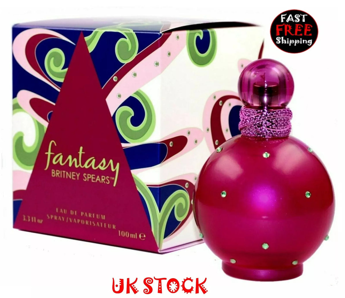 Britney Spears Fantasy Eau de Parfum 100ml Spray for HER 100% Authentic