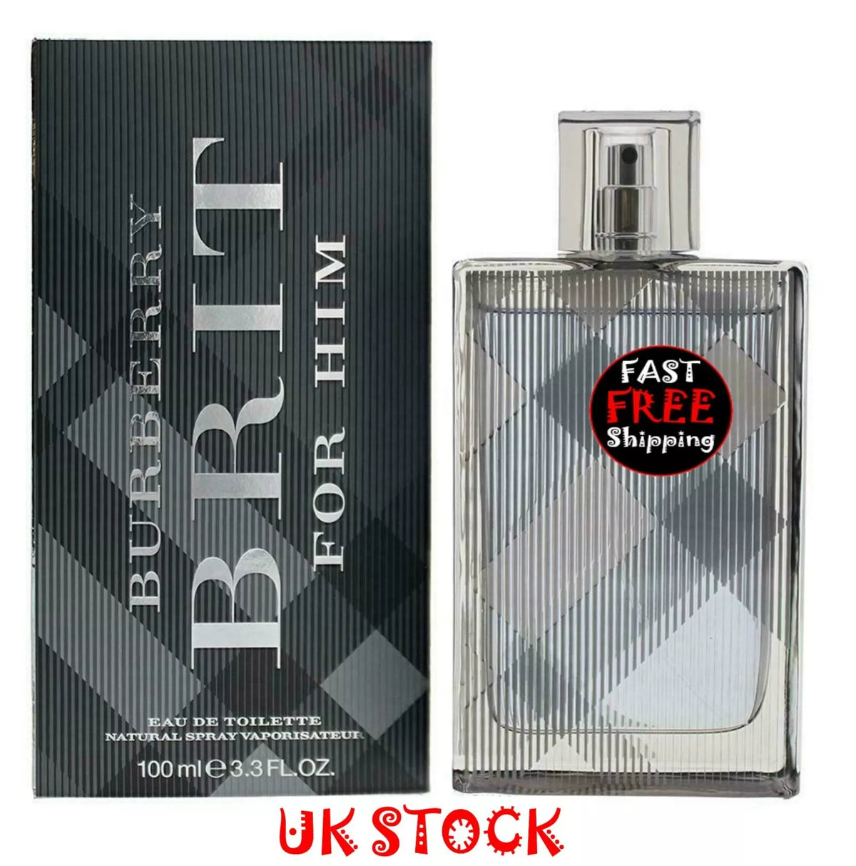 Burberry Brit Eau de Toilette 100ml Spray for HIM - UK