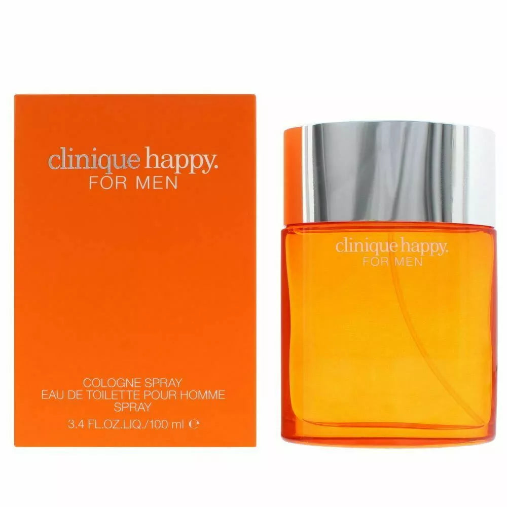 Clinique Happy Cologne Spray Eau de Toilette 100ml Spray for HIM - UK