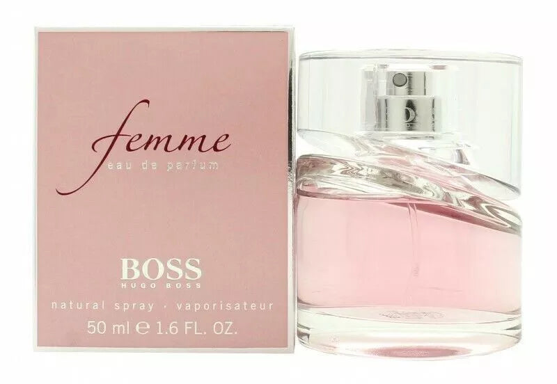 HUGO BOSS FEMME EAU DE PARFUM EDP 50ML SPRAY FOR HER 100% AUTHENTIC GUARANTEED