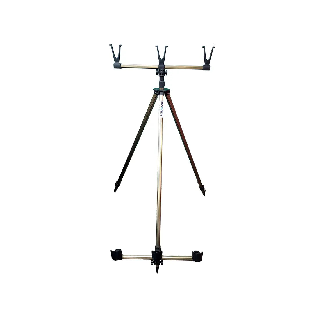 SEA FISHING TRIPOD BEACH ROD STAND FOR 3  SEA FISHING TACKLE RODS - UK