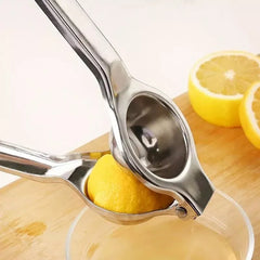 STAINLESS STEEL LEMON LIME SQUEEZER JUICER KITCHEN HOME MANUAL HAND PRESS TOOL